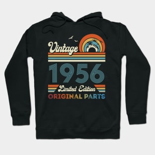 Vintage 1956 68th Birthday Gift For Men Women From Son Daughter Hoodie